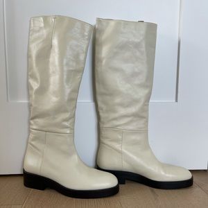 Zara LEATHER Boots NWOT